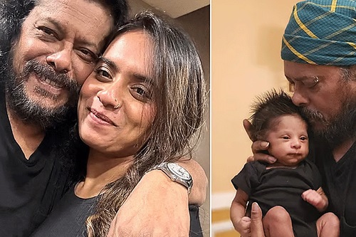 সন্তানকে প্রকাশ্যে আনলেন জেমস